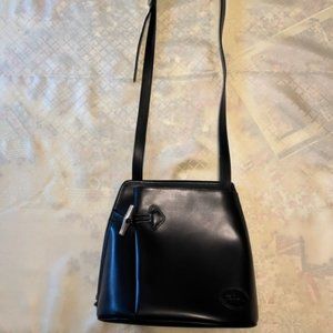 LONGCHAMP CROSS BODY - SMALL - BLACK LEATHER